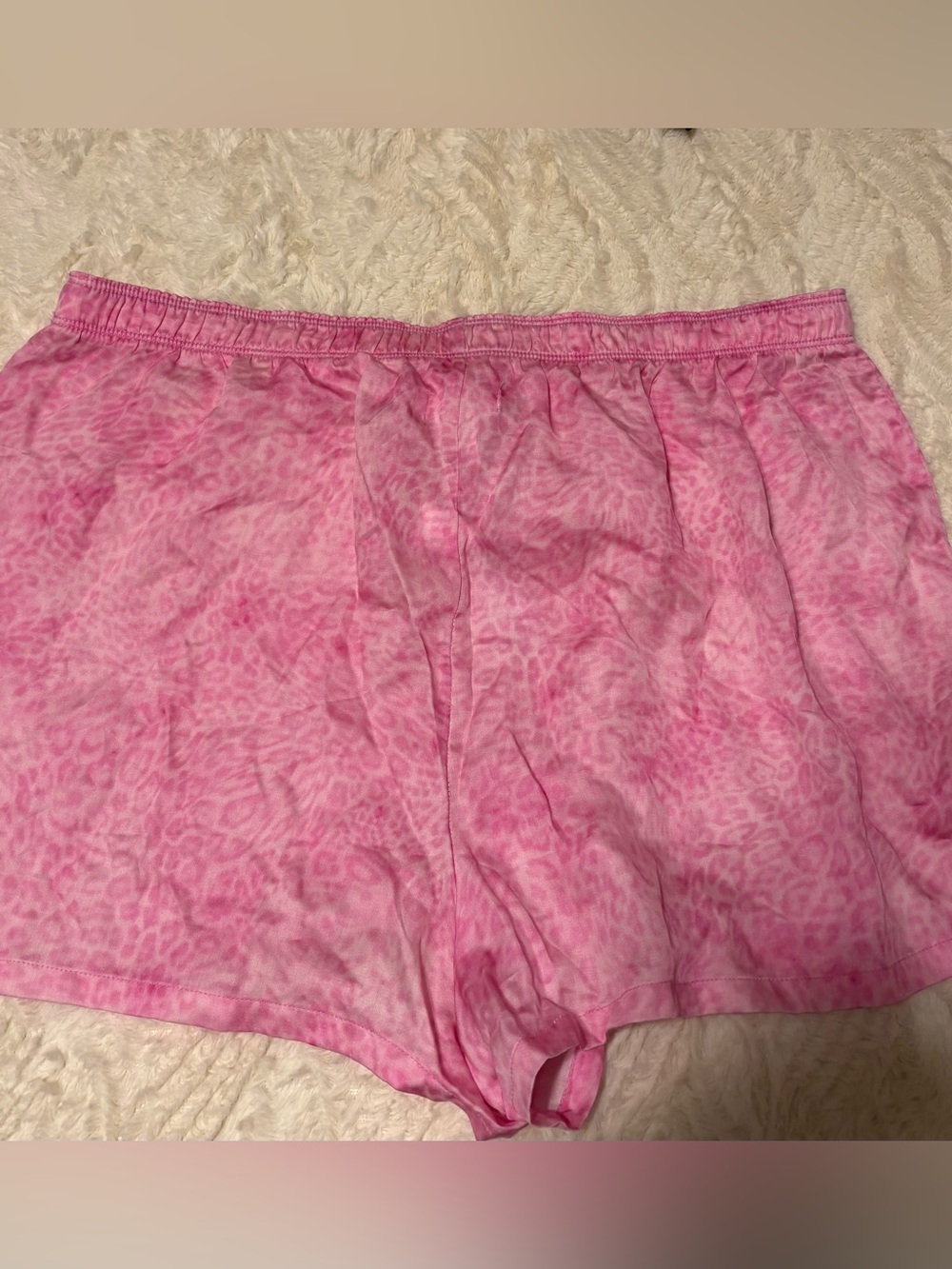 PINK Victoria's Secret Pink Leopard-Print Lounge Shorts